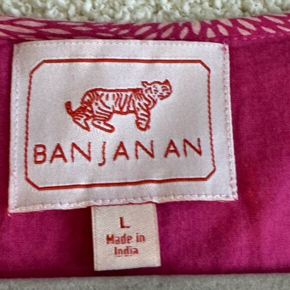 Banjanan Dress‎ Womens Sz Large Banjanan Beautiful Super Soft Maxi Cotton Tiered - Picture 14 of 14
